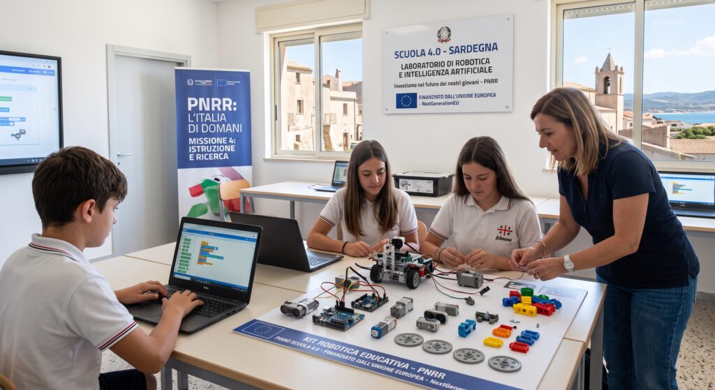 Kit di robotica educativa del PNRR ancora sigillati in una scuola primaria della Sardegna